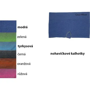 Kalhotky Dámské bezešvé(nohavičkové) kalhotky Greenice