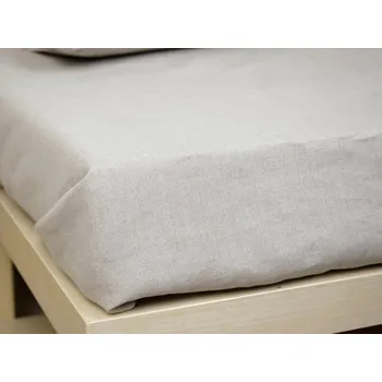 Prostěradlo Snový svět Přírodní prostěradlo SARAH na dvojlůžko - 100% LEN Upevnění prostěradla: S gumičkou, Rozměr matrace: 180x200x20