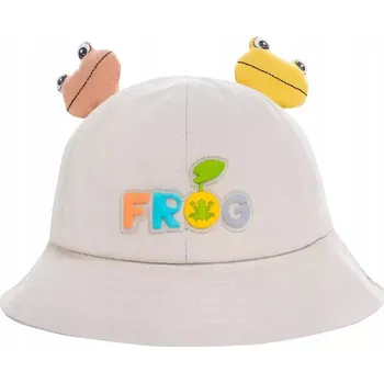 Čepice Dětský klobouk čepice na gumičku žabky FROG