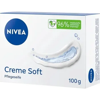 Mýdlo Nivea Creme Soft Krémové mýdlo v kostce, 100g - jemná péče