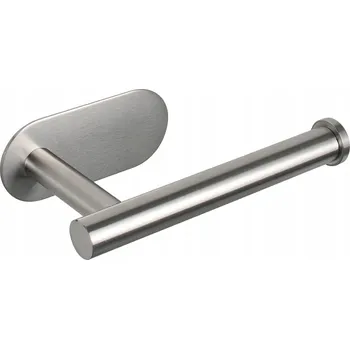 Držák toaletního papíru Samolepicí Bez vrtání 16x8 cm Stříbrný