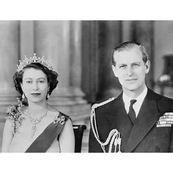 Plakát Plakát, Obraz - Queen Elizabeth II and Husband Duke
