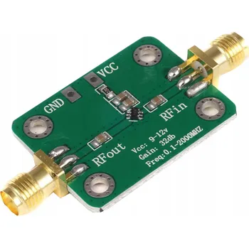 Hi-Fi Zesilovač Zesilovač Elektroweb Zesilovač rádiového signálu RF 100kHz-2GHz 9V-12V