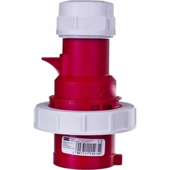 Elektrická zásuvka Elektrická Zásuvka hermetická Pce červená