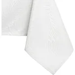 Oválný ubrus AmeliaHome Gaia bílý, velikost 140x340 oval