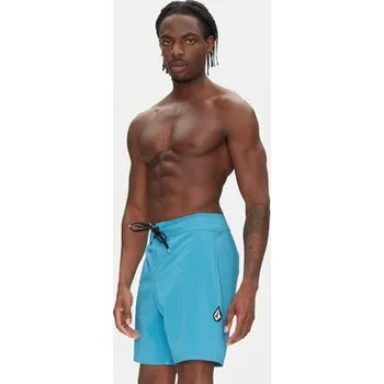 Pánské plavky Volcom Plavecké šortky Lido Solid A0812416 Modrá Regular Fit 29