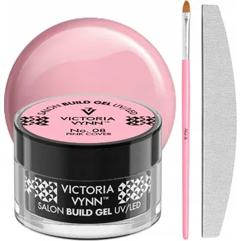 Lak na nehty Victoria Vynn Stavební gel 08 50ml Pink Růžový Štěteček + Pilník DÁREK!