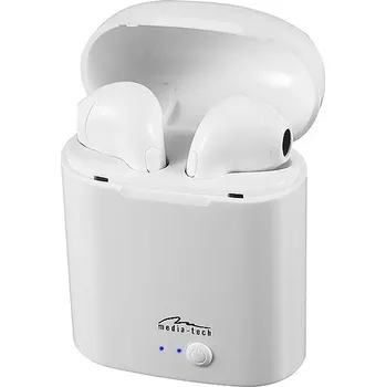 Sluchátka BEZDRÁTOVÁ SLUCHÁTKA R-PHONES PRO TWS BLUETOOTH BÍLÁ