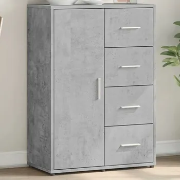 Komoda VidaXL 840509 Komoda se zásuvkami 60 x 31 x 84 cm šedá