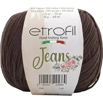 Příze Etrofil Jeans Čokoládová 062 (Příze Jeans Čokoládová 062)