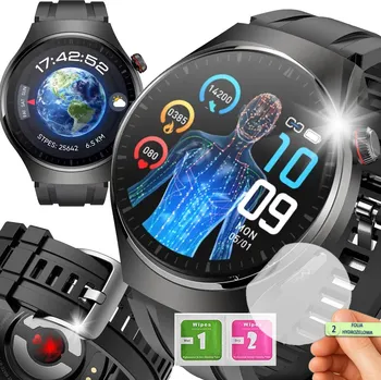 Hodinky HODINKY KARDIO WATCH CHYTRÉ HODINKY PÁNSKÉ MĚŘENÍ CUKRU V KRVI + TEPLOTA