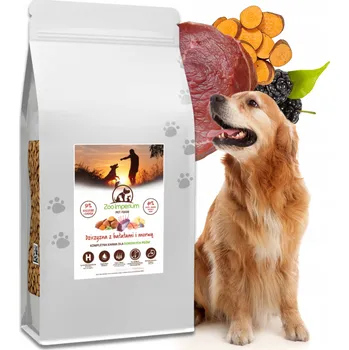 Krmivo pro psa Suché Krmivo pro psy Zoo Imperium Zvěřina Jelen Losos Batáty Bez obilovin 2 kg