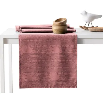 ubrus Sada ubrusu a běhounu na stůl AmeliaHome VESTA 115x180+35x180 cm růžová