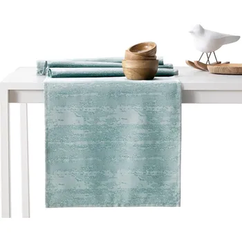 ubrus Sada ubrusu a běhounu na stůl AmeliaHome VESTA 115x300+35x300 cm mátová