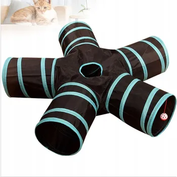 Hračka pro kočku 5cestný tunel pro kočky, Hračka pro kočky Tunel na hraní Skládací tunel