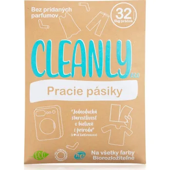 Prací gel Cleanly Eco 3x Prací pásky na 32 praní bez vůně (96 praní)