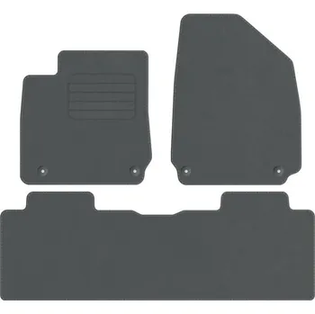 autokoberec Koberce Edecor velurové 3 ks