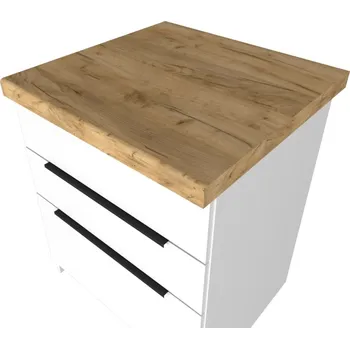 Kuchyňská pracovní deska Kuchyňská deska 50 cm x 60 cm x 3,8 cm deska na míru dub craft zlatý