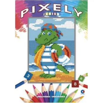 omalovánky BALOUŠEK TISK Omalovánka A4 - Pixely Junior (omalovánky) / BO747 / Baloušek tisk