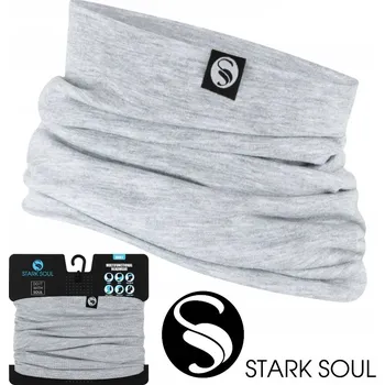 Nákrčník Bavlněný NÁKRČNÍK ŠÁLOVÝ NÁKRČNÍK oteplovač na krk, obličej a hlavu ŠEDÝ