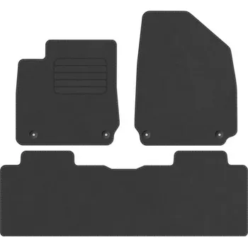 autokoberec Koberce Edecor velurové 3 ks