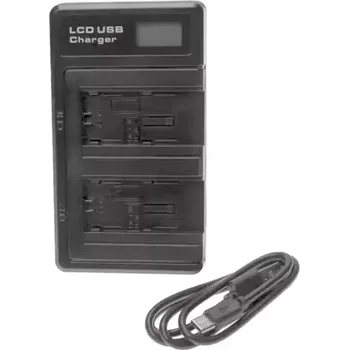 TopTechnology Canon BP-718 USB duální nabíječka pro baterie digitálních videokamer