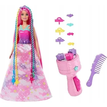 Panenka Mattel Barbie Princezna s kadeřnickými doplňky HNJ06
