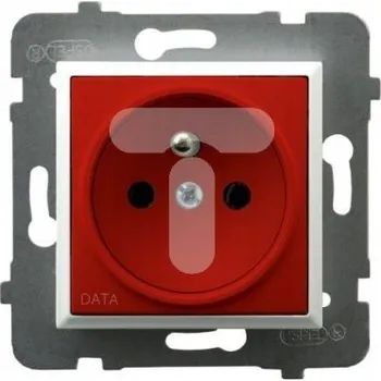 Elektrická zásuvka Elektrická Zásuvka Ospel červená