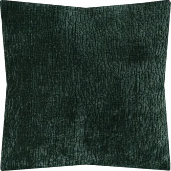 Polštář Povlak na polštář 60x60 cm BARRY LESNÍ ZELENÁ sametový dekorativní ozdobný