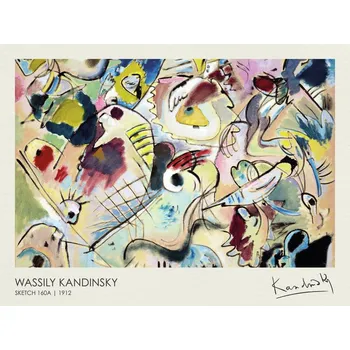 Plakát Plakát, Obraz - Sketch 160A (1912), Wassily Kandinsky