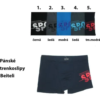 Boxerky Beiteli M6629 Pánské trenkoslipy