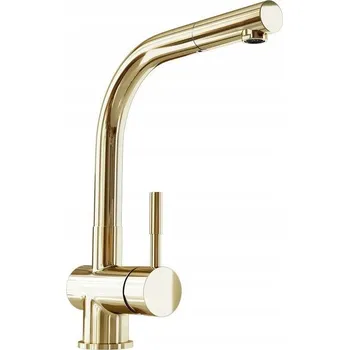 Vodovodní baterie Kuchyňská stojánková baterie Globalo Lobio zlatá