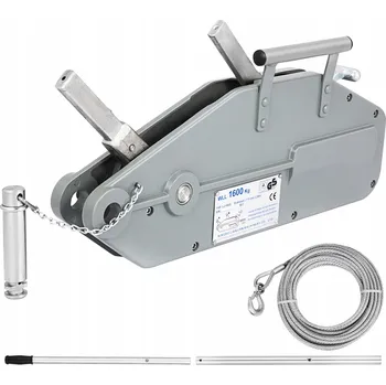 lanový naviják Naviják Vevor SBHL1.6T20MGSS001V0 1,6 t nosnost, výška zdvihu 20 m