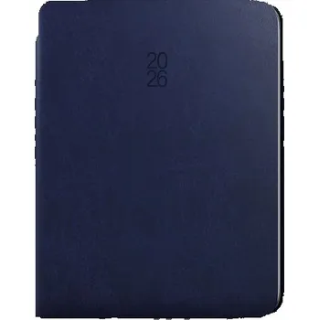 Diář BALOUŠEK TISK Diář týdenní - Oskar - Softy - A5 - modrá 2026 / 20,5cm x 14,3cm / BTO16-1-26