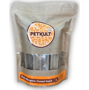 Pamlsek pro psa Petkult DENTAL hypoaler. TURKEY/rice - L 7ks