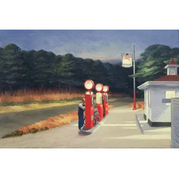 Plakát Plakát, Obraz - Gas Station (1940), Edward Hopper
