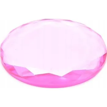 Lepidlo na řasy Podložka na lepidlo na řasy kulatá růžová