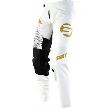 Moto bunda Motocyklové kalhoty Shot Devo Roll vel. XXS bílo-zlaté