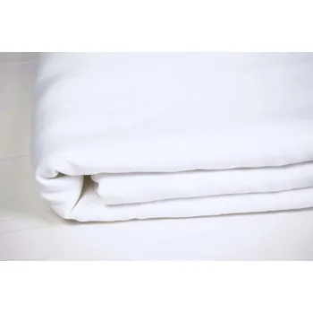 Prostěradlo Snový svět Bílé prostěradlo BIALA na dvojlůžko - 100% LEN Upevnění prostěradla: Rovné, Rozměr matrace: 180x220x20