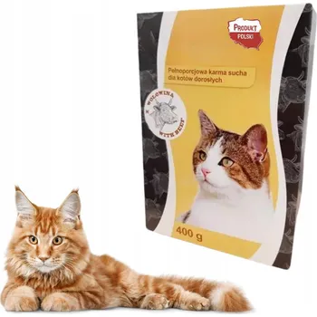 Krmivo pro kočku SUCHÉ KRMIVO PRO KOČKY S HOVĚZÍM MASEM 400 g KOMPLETNÍ