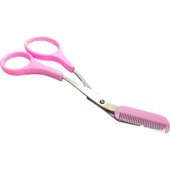 Kadeřnické nůžky Nůžky na úpravu a styling obočí s hřebínkem