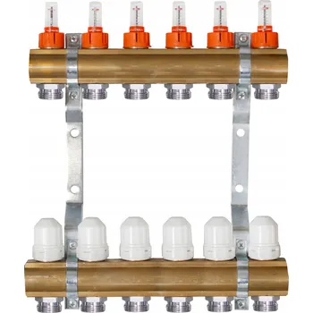 rozdělovač topení Rozdělovač BraxTherm pro 6 okruhů