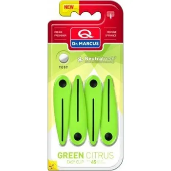 Vůně do auta Osvěžovač vzduchu do auta DrMarcus Easy Clip Green Citrus (Zelený citrus)