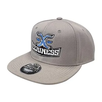Kšiltovka EERINESS snapback, šedá, vyšité logo