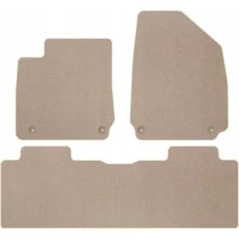 autokoberec Koberce Edecor velurové 3 ks