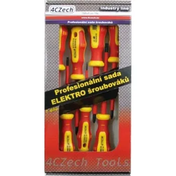 Šroubovák 4CZech šroubováky elektro 1000V, PL, PH, PZ, 7-dílná S line 4CZ-8557-70