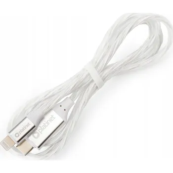 Datový kabel Kabel PLATINET USB-C - Apple Lightning 1 m bílý