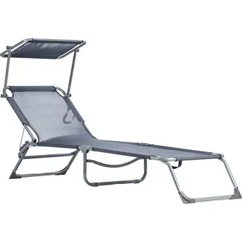 Zahradní lehátko Zahradní lehátko DESTER šedé