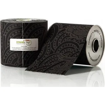 Tejpovací páska Kinesiotapingová páska Dynamic Tape 7,5 cm x 5 m černá