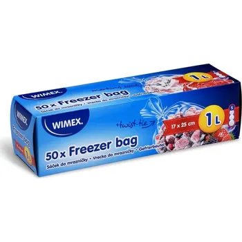 Sáček na potraviny Sáček do mrazničky 17x25cm 1l, 50ks